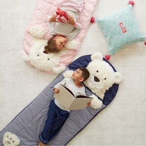 Pottery Barn Kids Shaggy Head Puppy Sleeping Bag